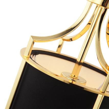 Open Design OR84108 - Żyrandol na łańcuchu LUNGA 1xE27/15W/230V złoty/czarny