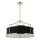 Open Design OR84146 - Żyrandol na pręcie STANZA 4xE27/15W/230V śr. 55 cm złoty/czarny