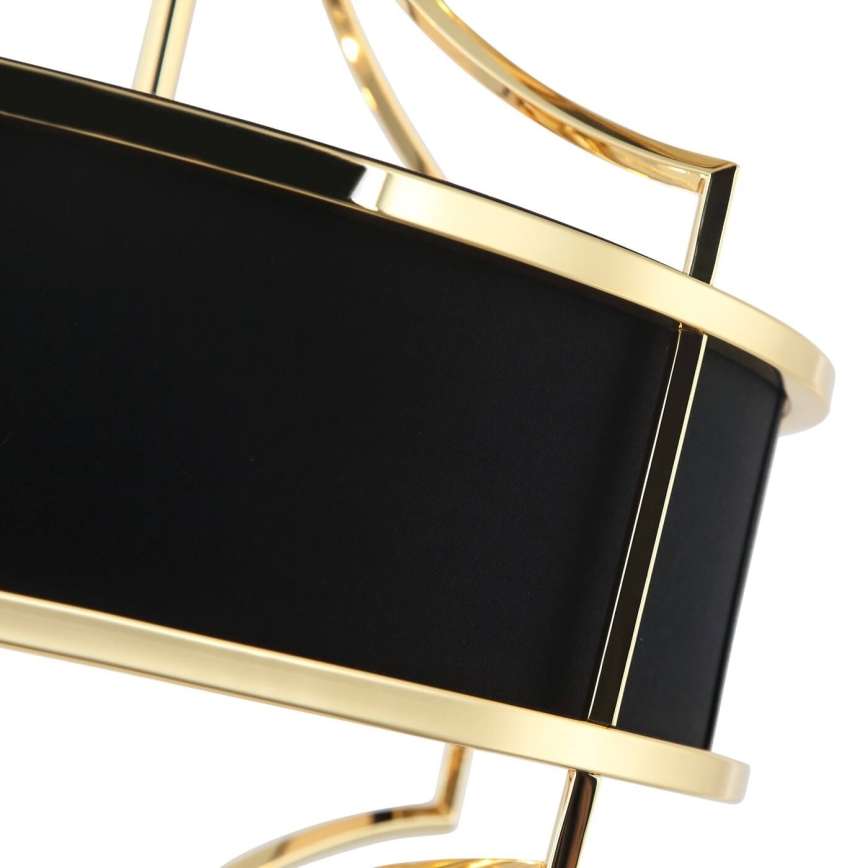 Open Design OR84153 - Żyrandol na pręcie STESSO 4xE27/15W/230V śr. 42 cm złoty/czarny