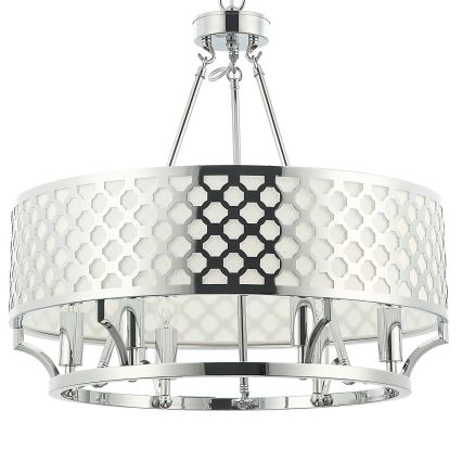 Open Design OR84375 - Żyrandol na łańcuchu VERNO 6xE14/12W/230V śr. 55 cm błyszczący chrom