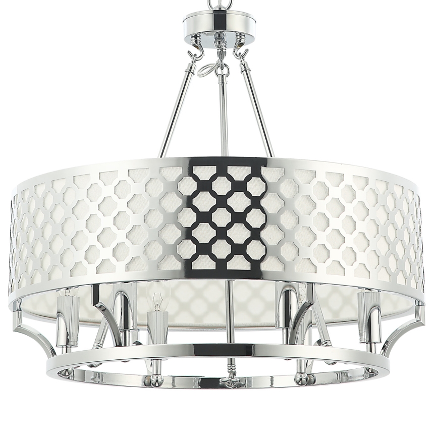 Open Design OR84375 - Żyrandol na łańcuchu VERNO 6xE14/12W/230V śr. 55 cm błyszczący chrom