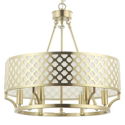 Open Design OR84382 - Żyrandol na łańcuchu VERNO 6xE14/12W/230V śr. 55 cm mosiądz
