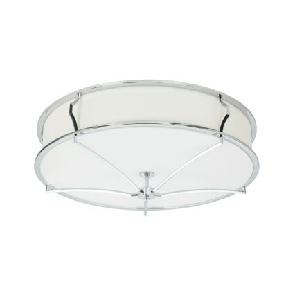 Open Design OR84412 - Lampa sufitowa STESSO 4xE27/12W/230V Ø 65 cm błyszczący chrom/biały