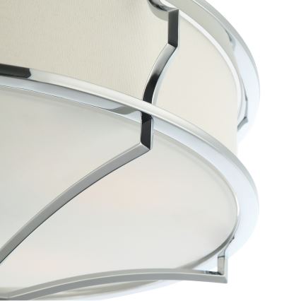 Open Design OR84429 - Lampa sufitowa STESSO 6xE27/12W/230V śr. 85 cm chrom błyszczący/biały