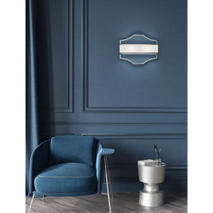 Open Design OR84504 - Kinkiet GERDO 2xE14/12W/230V, błyszczący chrom/biały