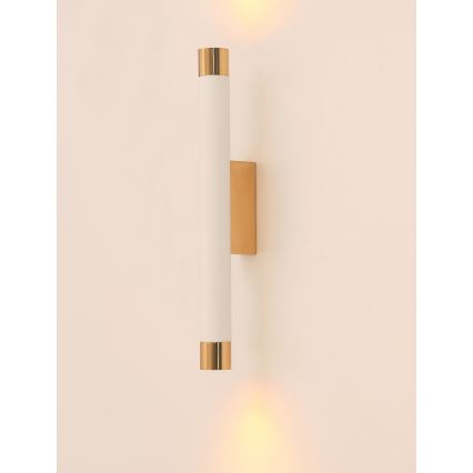 Open Design OR84559 - Kinkiet Q 2xG9/3,5W/230V biały/złoty