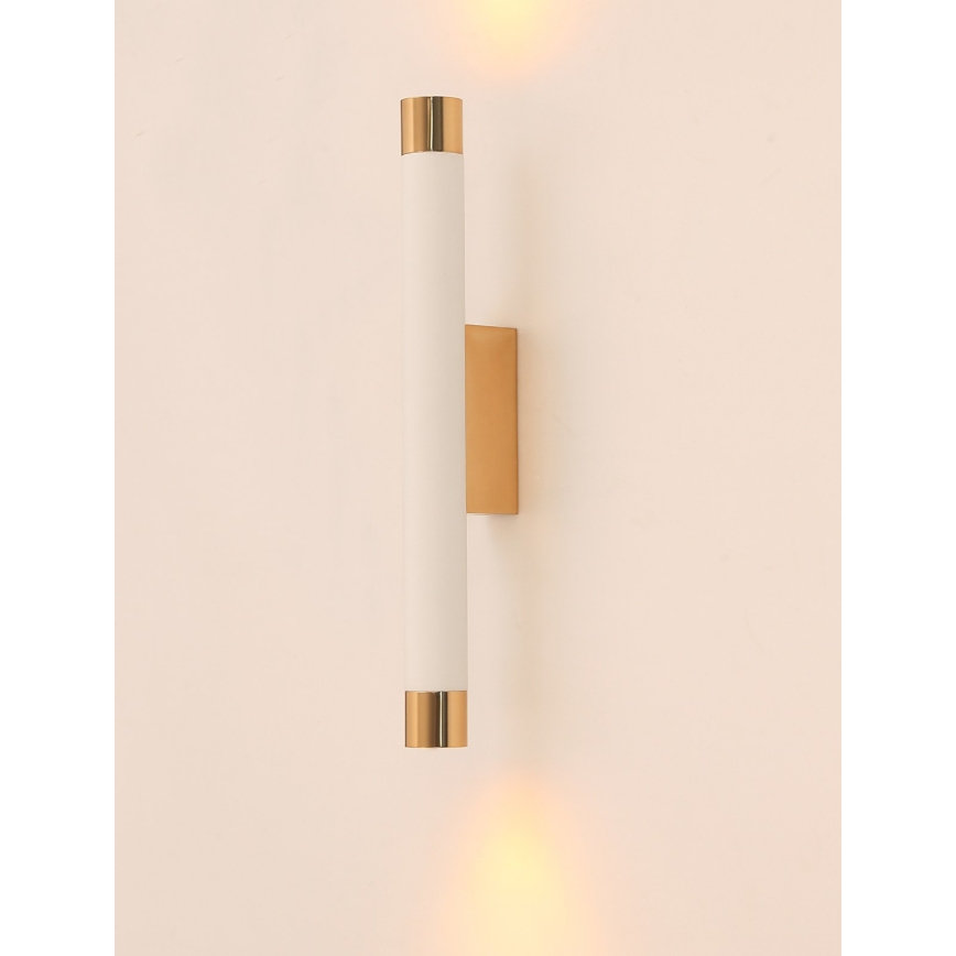 Open Design OR84559 - Kinkiet Q 2xG9/3,5W/230V biały/złoty