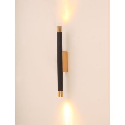 Open Design OR84573 - Kinkiet Q 2xG9/3,5W/230V czarny/złoty