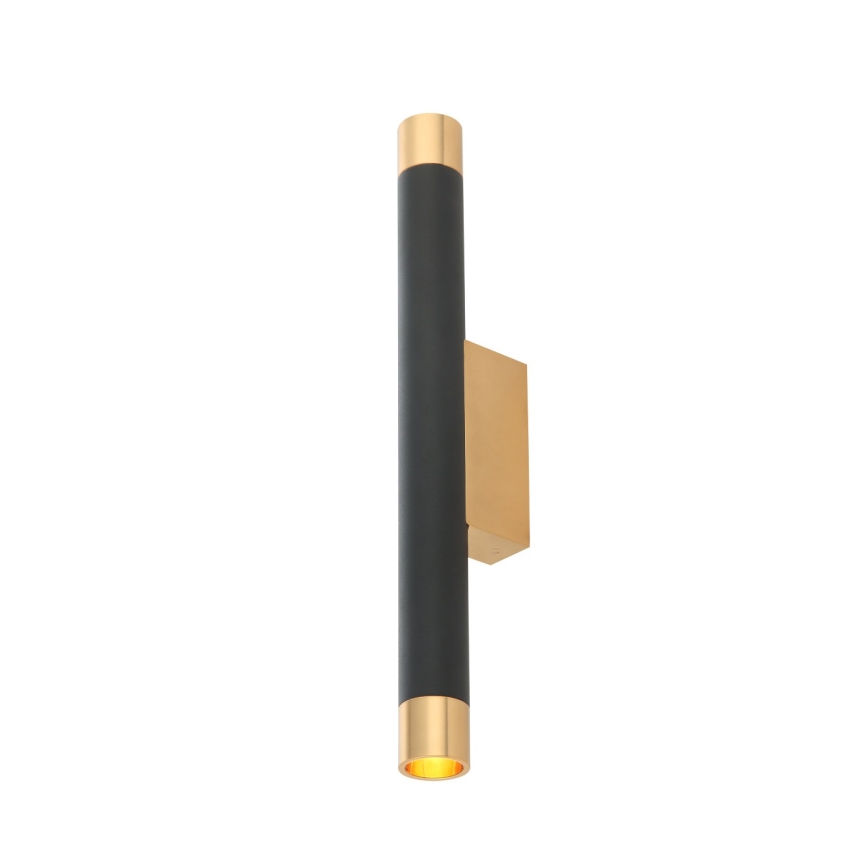 Open Design OR84573 - Kinkiet Q 2xG9/3,5W/230V czarny/złoty