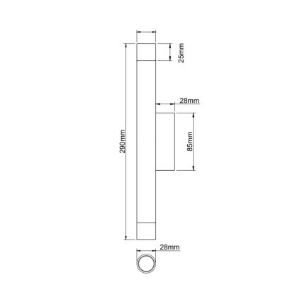 Open Design OR84573 - Kinkiet Q 2xG9/3,5W/230V czarny/złoty