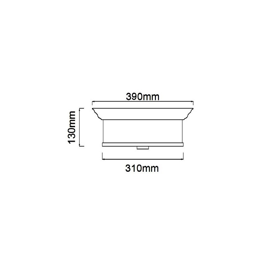 Open Design OR84863 - Lampa sufitowa FAMBURO 3xE14/12W/230V śr. 31 cm chrom błyszczący