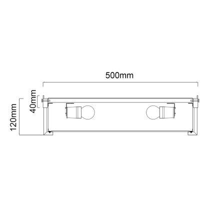Open Design OR84931 - Lampa sufitowa ROMI 4xE14/12W/230V, śr. 50 cm, mosiądz
