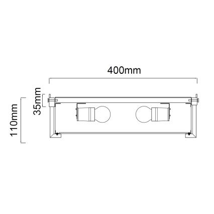 Open Design OR84948 - Lampa sufitowa ROMI 3xE14/12W/230V śr. 40 cm chrom błyszczący
