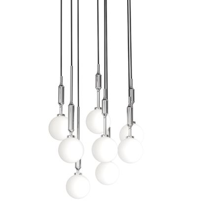 Open Design OR85327 - Żyrandol wiszący na lince ERO 8xG9/8W/230V błyszczący chrom
