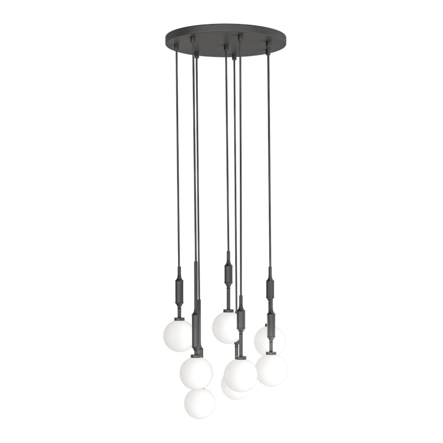 Open Design OR85341 - Żyrandol na lince ERO 8xG9/8W/230V czarny