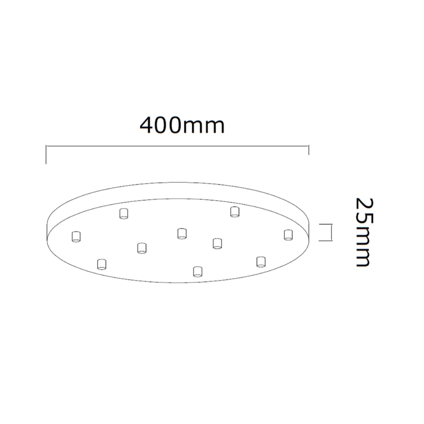 Open Design OR85365 - Żyrandol na linkach ERO 10xG9/8W/230V złoty