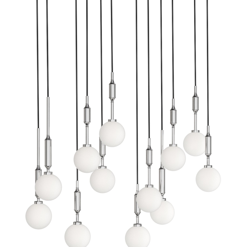 Open Design OR85440 - Żyrandol na linkach ERO 12xG9/8W/230V, błyszczący chrom