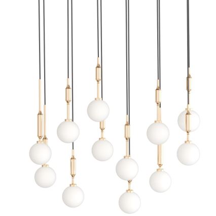 Open Design OR85457 - Żyrandol na lince ERO 12xG9/8W/230V złoty