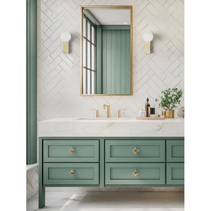 Open Design OR85532 - Kinkiet łazienkowy BOLETTA 1xG9/8W/230V IP44 mosiądz