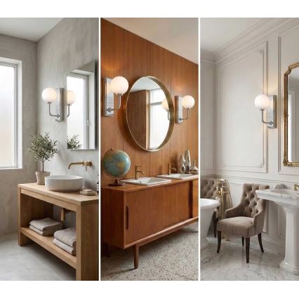 Open Design OR85594 - Kinkiet łazienkowy ERO 1xG9/9W/230V IP44 błyszczący chrom