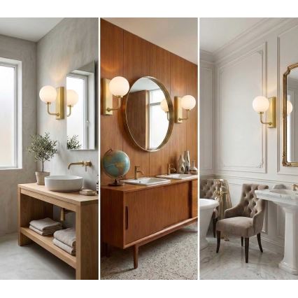 Open Design OR85600 - Łazienna lampa ścienna ERO 1xG9/9W/230V IP44 mosiądz