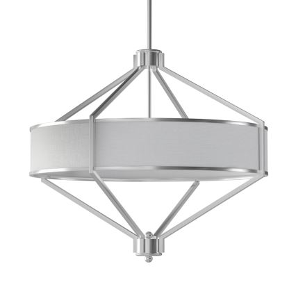 Open Design OR85822 - Żyrandol na pręcie ZUNDO 4xE27/15W/230V matowy chrom/biały