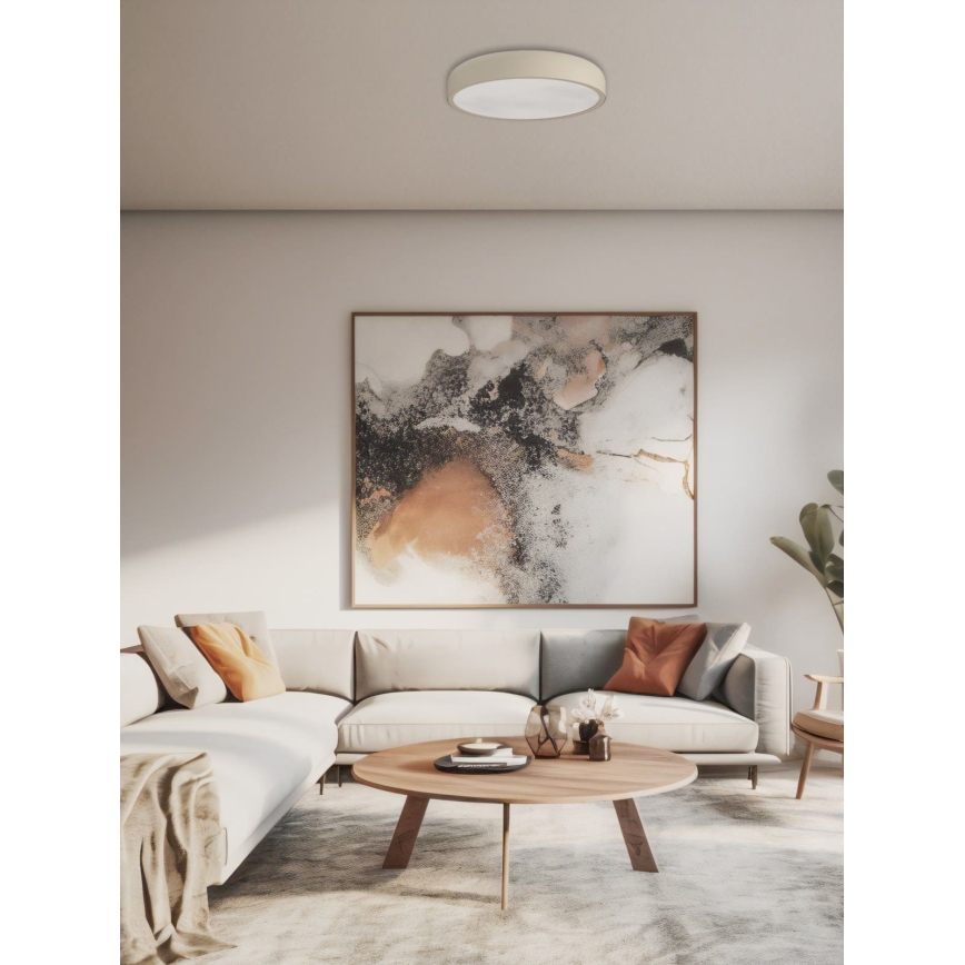 Open Design OR85938 - Oprawa sufitowa LED CEDRONE LED/14W/230V 3000/4500/6500K średnica 22 cm beżowa