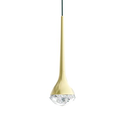 Open Design OR86171 - LED żyrandol na lince CRIMA LED/7W/230V mosiądz