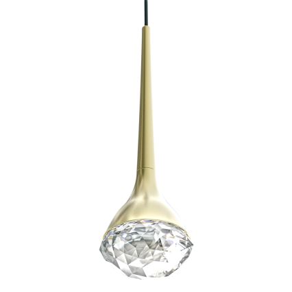 Open Design OR86171 - LED żyrandol na lince CRIMA LED/7W/230V mosiądz