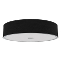 Open Design OR86560 - Lampa sufitowa ZALINDRO 4xE27/15W/230V śr. 54,5 cm czarna/błyszczący chrom