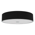 Open Design OR86577 - Lampa sufitowa ZALINDRO 6xE27/15W/230V średnica 74,5 cm czarna/błyszczący chrom