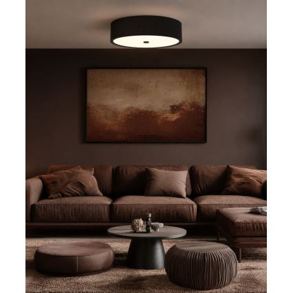 Open Design OR86591 - Lampa sufitowa ZALINDRO 6xE27/15W/230V średnica 74,5 cm czarna