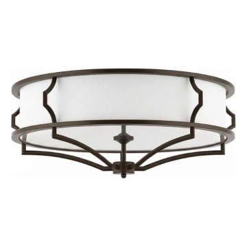 Open Design OR86607 - Oprawa sufitowa STESSO 4xE27/12W/230V śr. 65 cm, brązowa