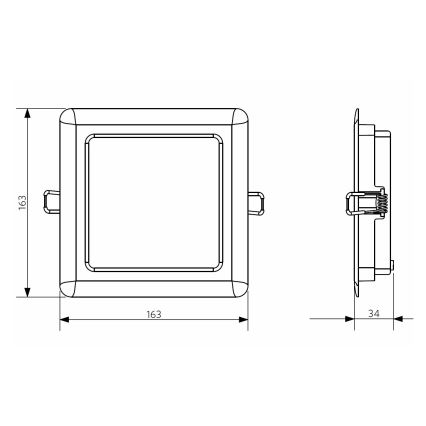 Opple 26664 - LED Łazienkowa oprawa wpuszczana LED/12W/230V 3000K IP44