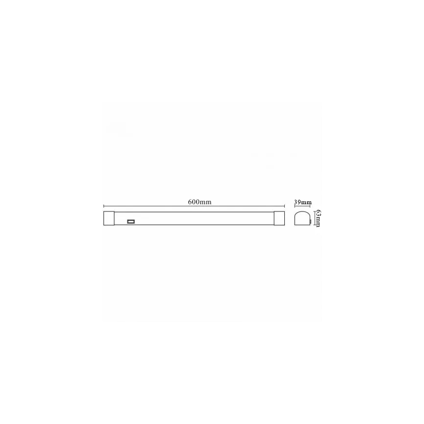 Oprawa podszafkowa LED/15W/230V 60 cm IP44 biała