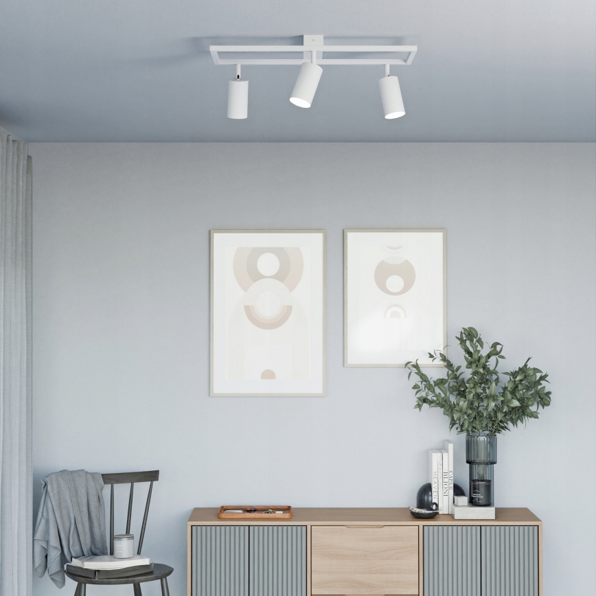 Oprawa punktowa 3xGU10/30W/230V biała