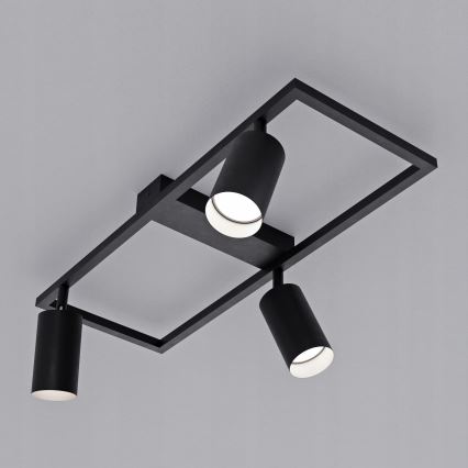 Oprawa punktowa 3xGU10/30W/230V czarna