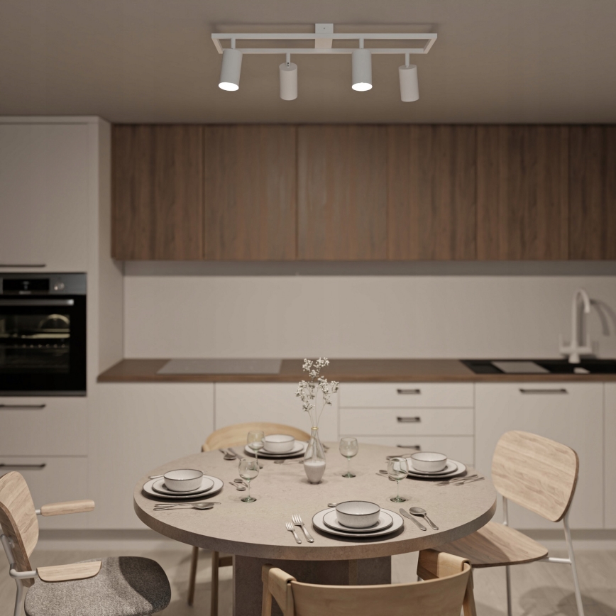 Oprawa punktowa 4xGU10/30W/230V biała