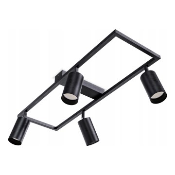 Oprawa punktowa 4xGU10/30W/230V czarna