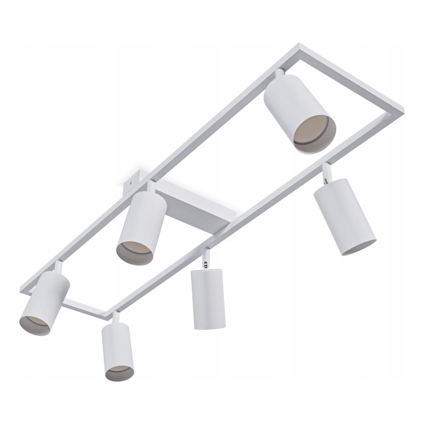 Oprawa punktowa 6xGU10/30W/230V biała