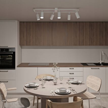 Oprawa punktowa 6xGU10/30W/230V biała