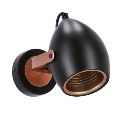 Oprawa punktowa ANICA 1xE14/40W/230V czarny/miedziany