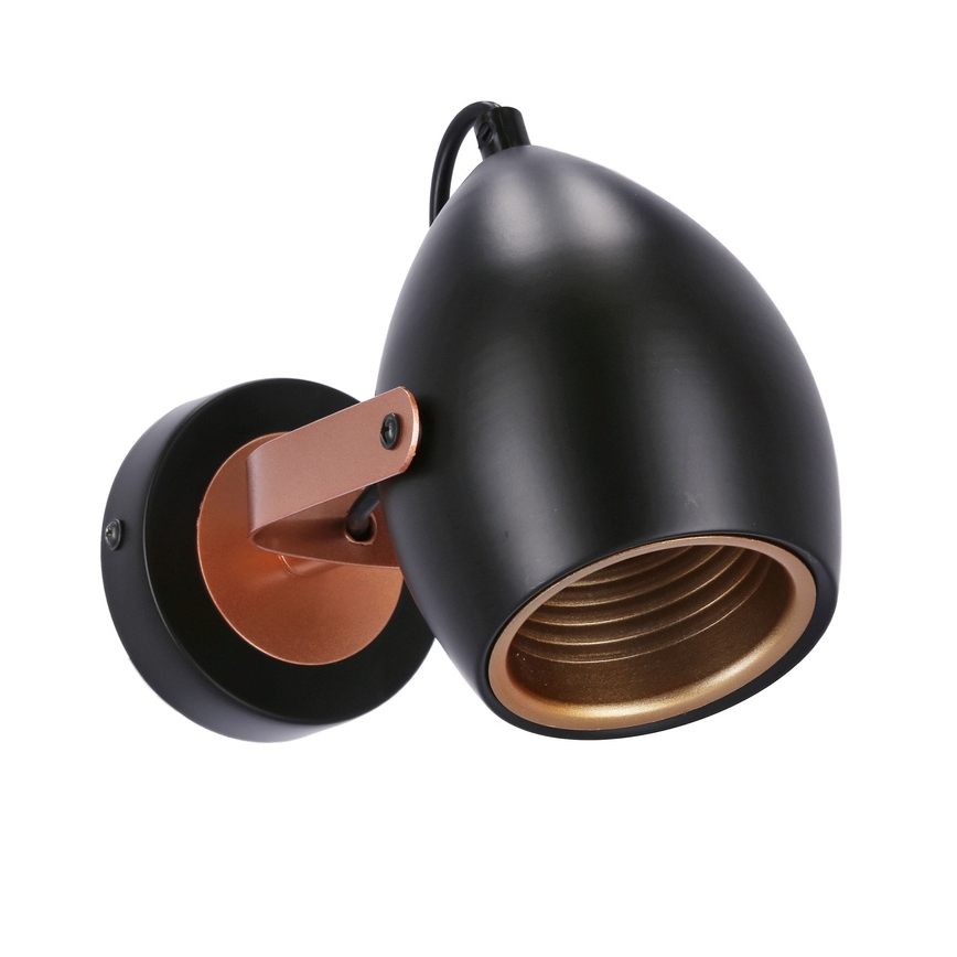 Oprawa punktowa ANICA 1xE14/40W/230V czarny/miedziany
