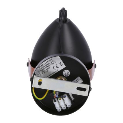 Oprawa punktowa ANICA 1xE14/40W/230V czarny/miedziany