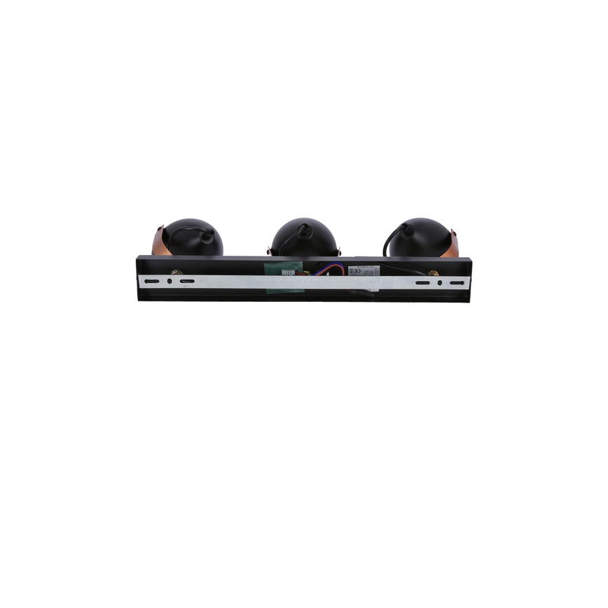 Oprawa punktowa ANICA 3xE14/40W/230V czarny/miedziany