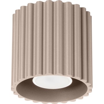 Oprawa punktowa AURA 1x GU10/10W/230V, Ø 10 cm, kolor taupe
