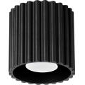 Oprawa punktowa AURA 1xGU10/10W/230V, śr. 10 cm, czarna
