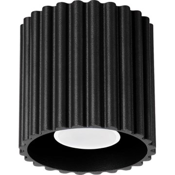 Oprawa punktowa AURA 1xGU10/10W/230V, śr. 10 cm, czarna