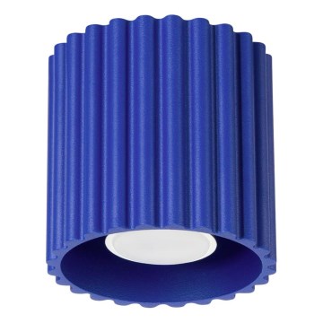 Oprawa punktowa AURA 1xGU10/10W/230V śr. 10 cm niebieska