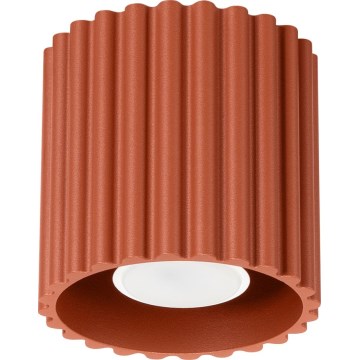 Oprawa punktowa AURA 1xGU10/10W/230V śr. 10 cm pomarańczowa